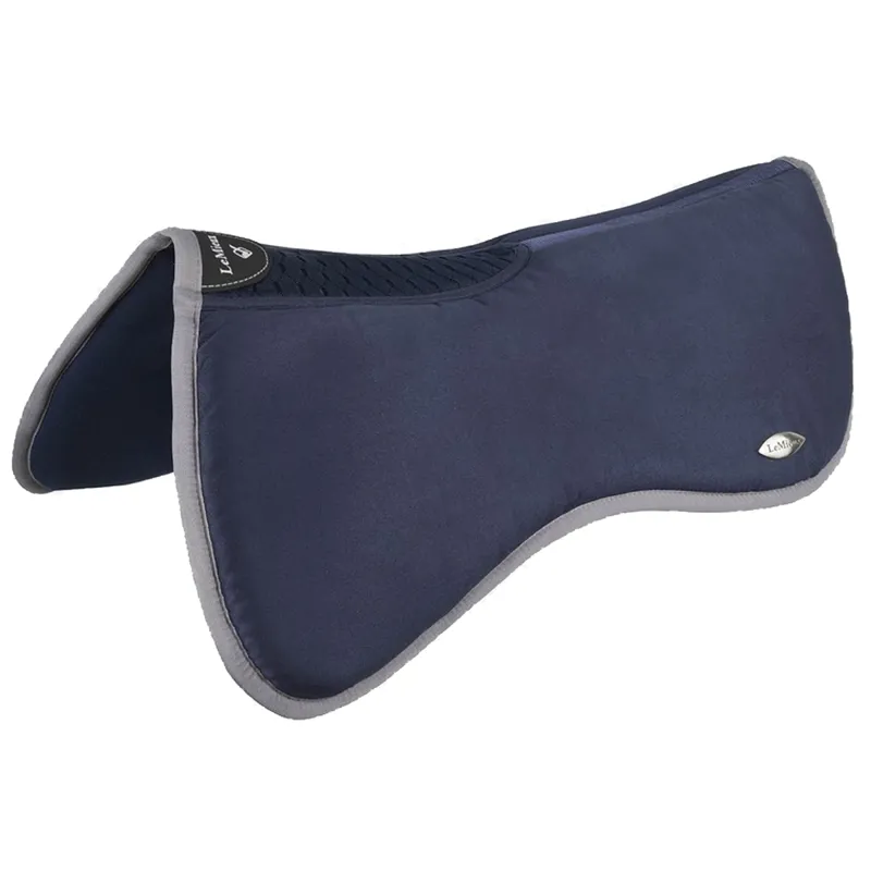 LeMieux Wither Relief Memory Foam Half Pad - Navy